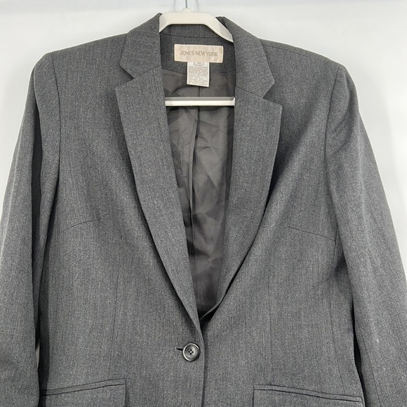 Jones New York gray blazer size medium academia - Picture 4 of 7